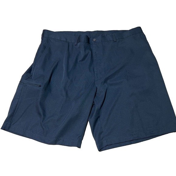 Champions Tour Shorts Mens 42 Blue Light Chino Pockets Golf Performance Active‎ - Picture 1 of 6